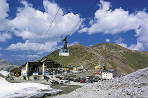 Stilfserjoch, Südtirol, Seilbahn - [Nr.: stilfserjoch-gletscherskigebiet-001.jpg] - © 2005 www.drescher.it