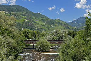 Bozen, Südtirol, Talferbrücke - [Nr.: bozen-talferwiesen-004.jpg] - © 2014 www.drescher.it