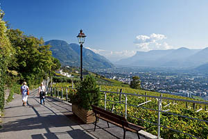 Der Falknerweg in Dorf Tirol - [Nr.: dorf-tirol-falknerweg-002.jpg] - © 2011 www.drescher.it