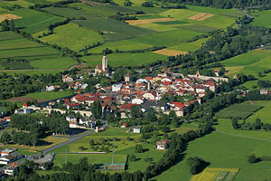 Luftaufnahme von Glurns im Vinschgau - [Nr.: glurns-luftaufnahme-005.jpg] - © 2005 www.drescher.it