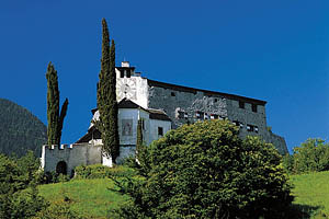 Lana bei Meran, Schloss Braunsberg - [Nr.: lana-schloss-braunsberg-002.jpg] - © 1998 www.drescher.it