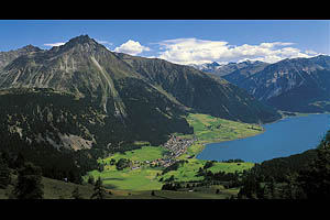 Reschen am See, Panorama - [Nr.: reschen-002.jpg] - © 1997 www.drescher.it