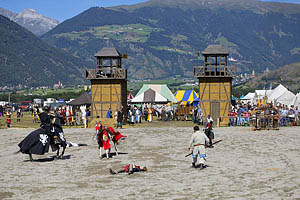 Ritterspiele in Schluderns, Südtirol - [Nr.: schluderns-ritterspiele-001.jpg] - © 2009 www.drescher.it