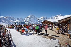 Skigebiet Sulden, Winter, Madritsch Hütte - [Nr.: skigebiet-sulden-011.jpg] - © 2014 www.drescher.it