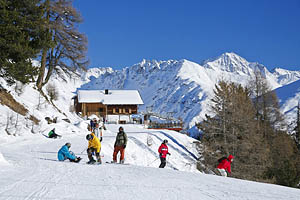 Skigebiet Trafoi am Ortler, Furkelhütte - [Nr.: skigebiet-trafoi-005.jpg] - © 2013 www.drescher.it