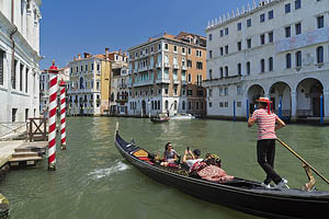 Venedig, Canale Grande, Gondel - [Nr.: venedig-039.jpg] - © 2017 www.drescher.it