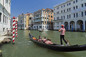 Venedig, Canale Grande, Gondel - [Nr.: venedig-040.jpg] - © 2017 www.drescher.it