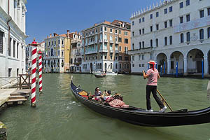 Venedig, Canale Grande, Gondel - [Nr.: venedig-041.jpg] - © 2017 www.drescher.it