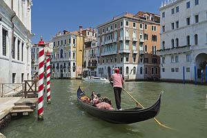 Venedig, Canale Grande, Gondel - [Nr.: venedig-042.jpg] - © 2017 www.drescher.it