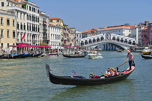 Venedig, Rialtobrücke, Gondel - [Nr.: venedig-055.jpg] - © 2017 www.drescher.it