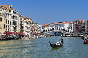 Venedig, Rialtobrücke, Gondel - [Nr.: venedig-058.jpg] - © 2017 www.drescher.it