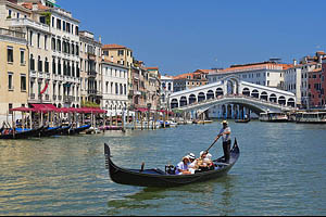 Venedig, Rialtobrücke, Gondel - [Nr.: venedig-059.jpg] - © 2017 www.drescher.it
