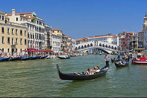 Venedig, Rialtobrücke, Gondel - [Nr.: venedig-062.jpg] - © 2017 www.drescher.it