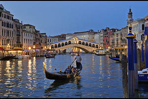 Venedig, Rialtobrücke, Gondel - [Nr.: venedig-174.jpg] - © 2017 www.drescher.it